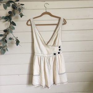 Urban Outfitter creme romper NWT